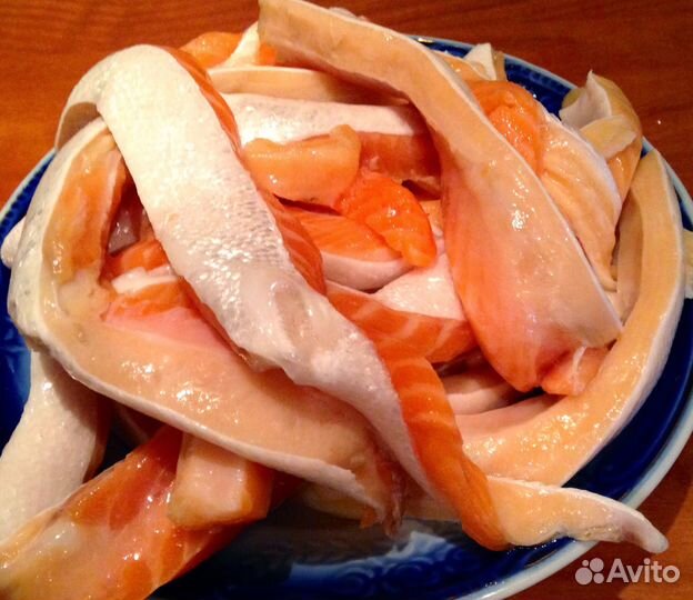 Лососевые брюшки Красной рыбы