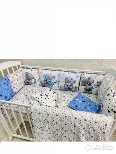 Бортики в детскую кроватку