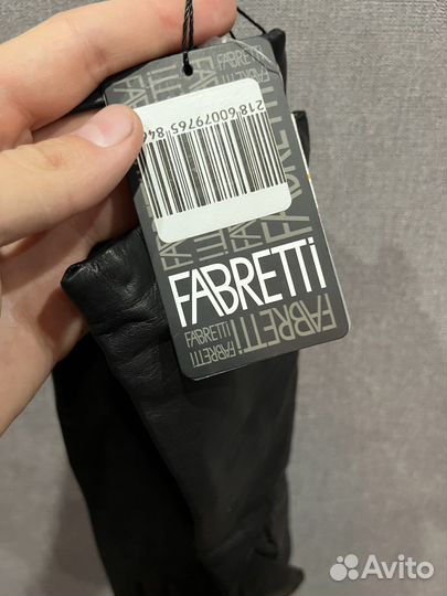 Перчатки кожаные Fabretti