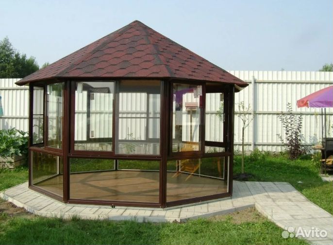 Остекление беседок