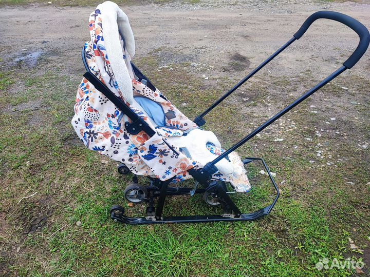 Детские санки коляска