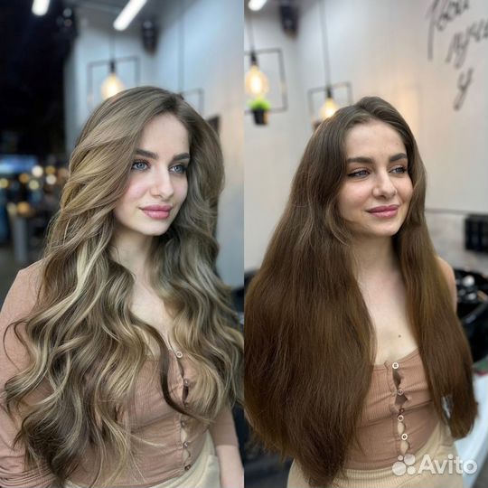 Окрашивание волос, аиртач, блонд