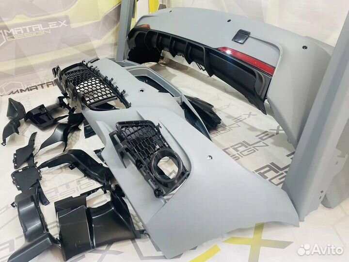 Обвес BMW F30 М пакет рест без омывателей