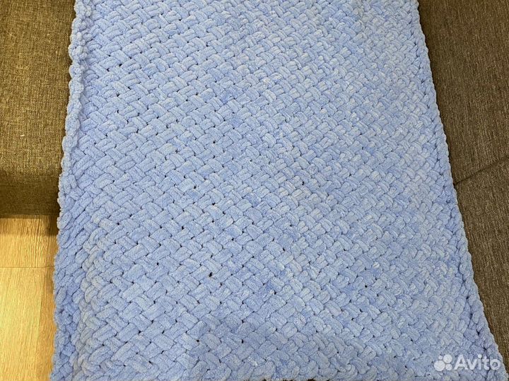 Вязанный плед детский