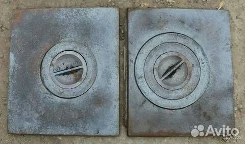 Плита печная сборная двухкомфорочная