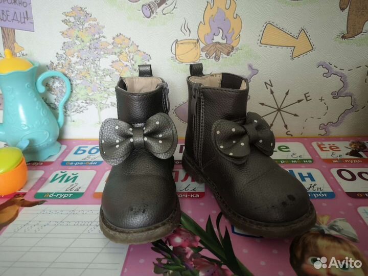 Диме сезонные ботинки для девочки