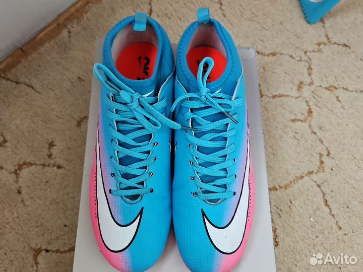 Футбольные бутсы nike mercurial (шиповки)