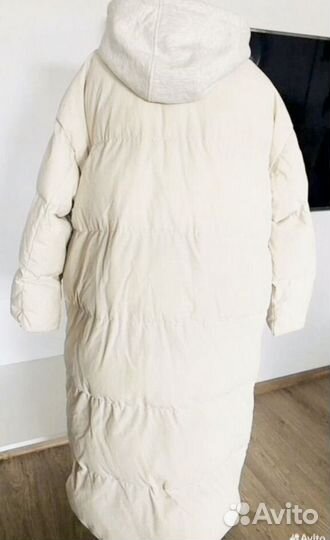 Пуховик женский ASOS Desigt 54 р бежевый