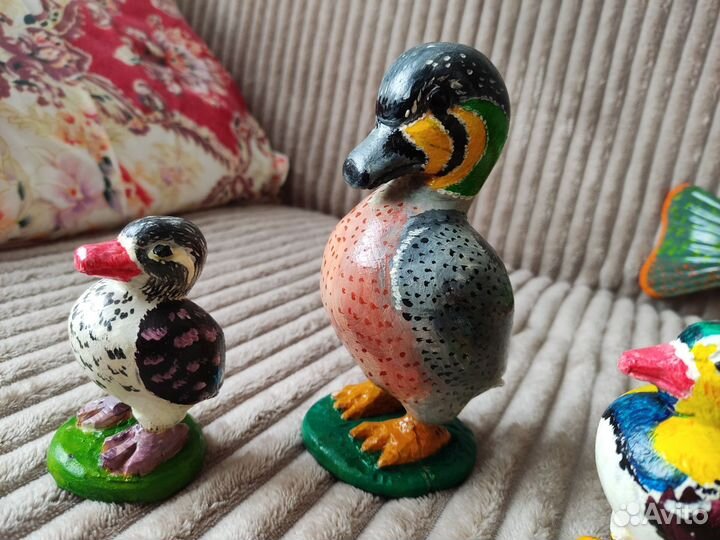 Уточки из дерева