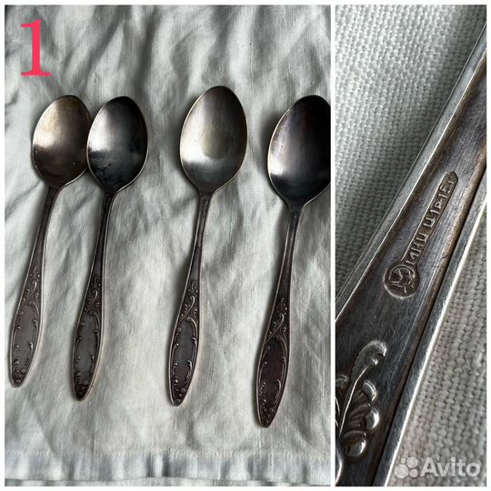 Столовые приборы мельхиор СССР