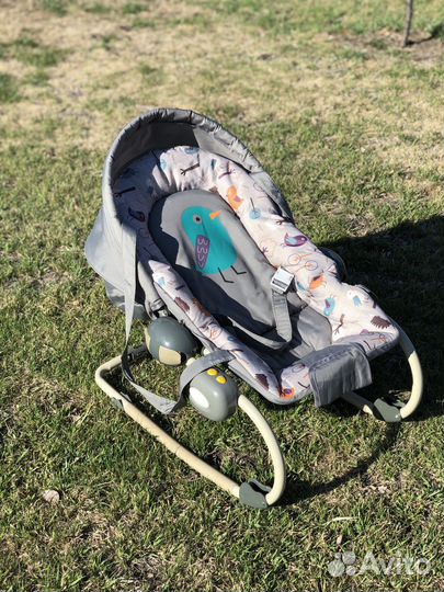 Детский шезлонг-качалка