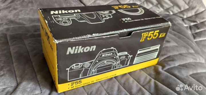 Зеркальный фотоаппарат nikon f55 (плёночный)