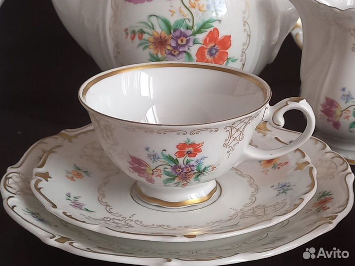 Чайный сервиз Райхенбах Raichenbach ГДР