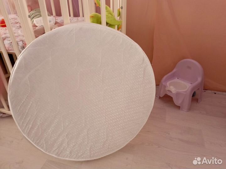 Матрас для круглой кроватки малый