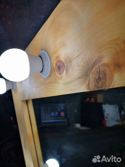 На заказ гримерное зеркало с лампочками