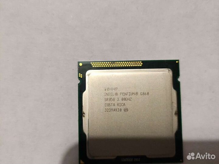 Процессор Intel Pentium G860 s1155 2*3Ghz
