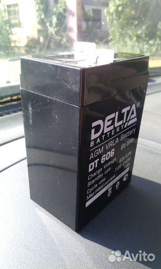 Аккумулятор 6вольт 6 ампер для детского мотоцикла