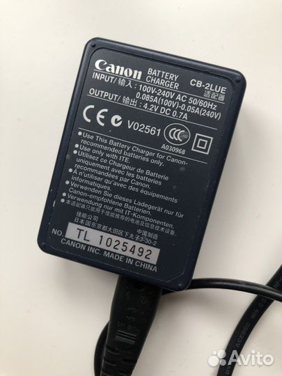 Зарядка для фотоаппарата canon аккумулятора