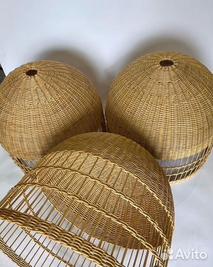 Абажур плетеный