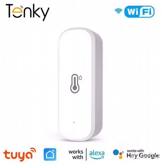 Датчик температуры и влажности Tuya Wi-Fi zigbee