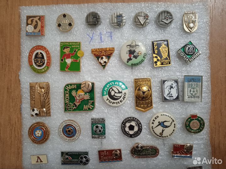 Значки СССР. Футбол. Набор 90 шт