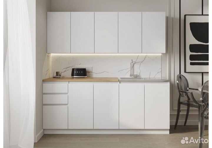 Кухня Мори Новая Белая