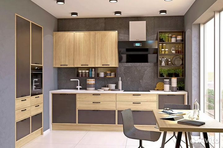 Кухонный гарнитур прямой на заказ от производителя