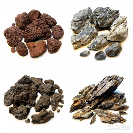 Лава, Камни для аквариума и террариума