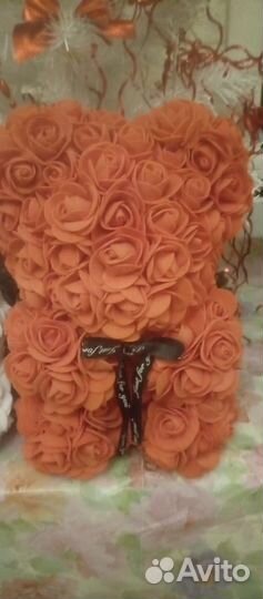 Мишка из цветов