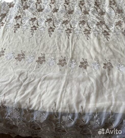 Тюль 4 шт, комплект штор