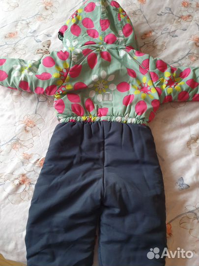 Зимний комбинезон для девочки 80