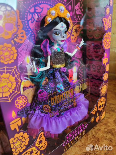 Monster High Skelita Calaveras Dia DE Muertos