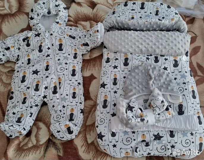 Конверт на выписку зима