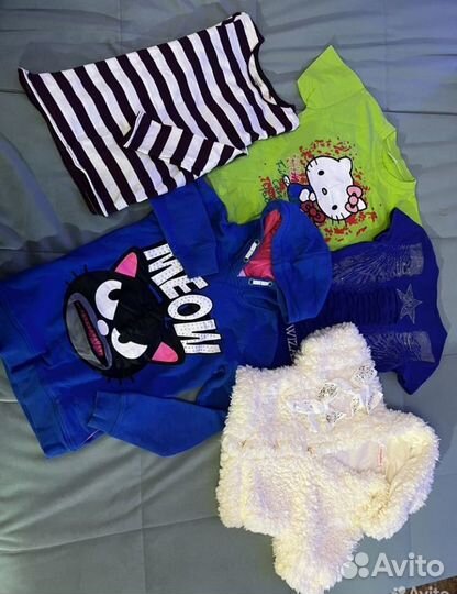 Вещи на девочку пакетом р-р 140-146