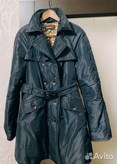 Пуховик тренч зимний 44/46