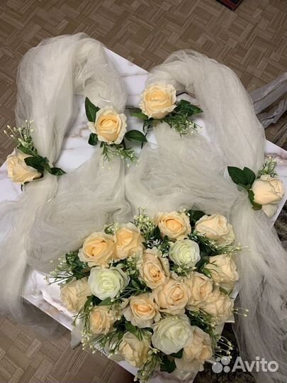 Украшения на свадьбу (машина, авто)