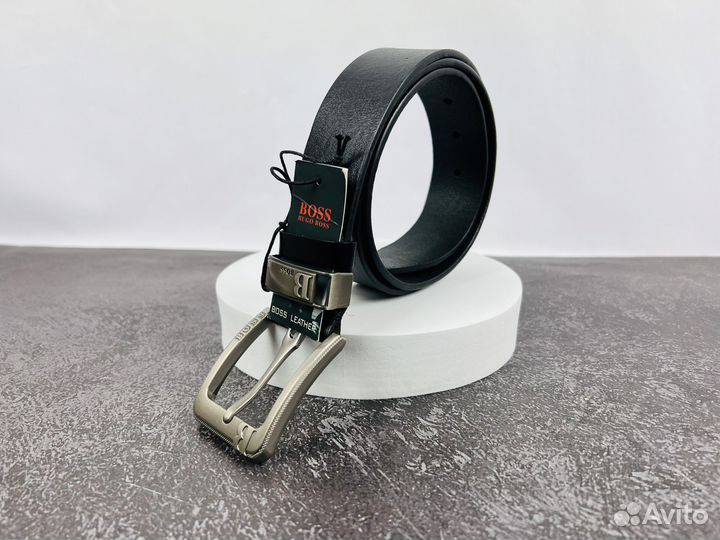Ремень мужской кожаный Boss