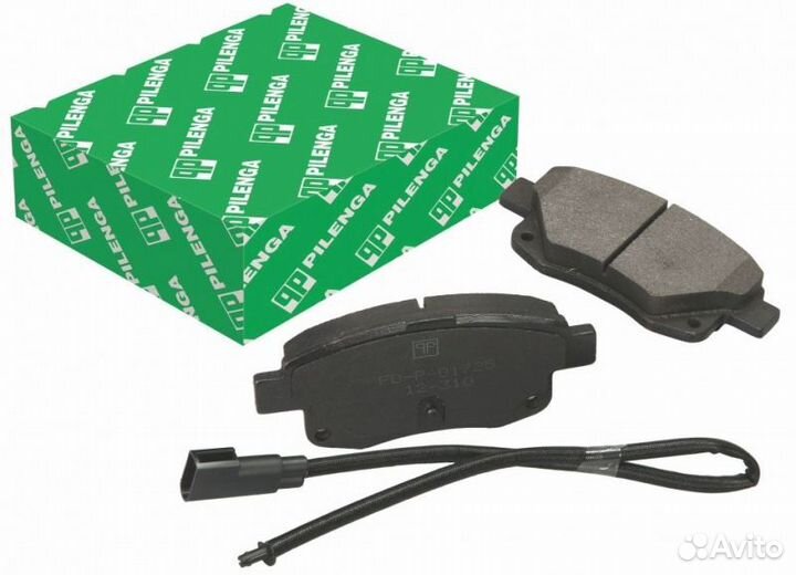 Колодки тормозные дисковые зад