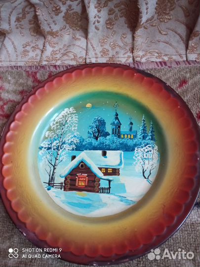 Антикварная тарелка