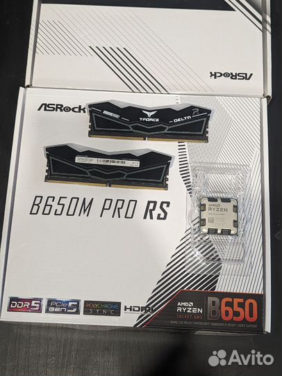 Комплект AM5 Ryzen 5 7500f + a620/b650 + ddr5