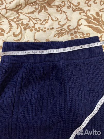 Вязаный костюм с юбкой