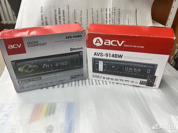 Автомагнитола ACV Bluetooth