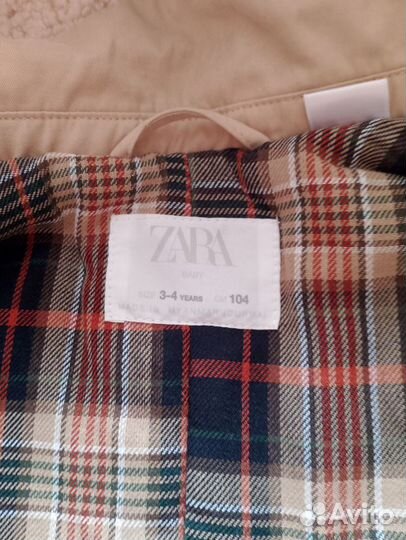 Плащ детский zara