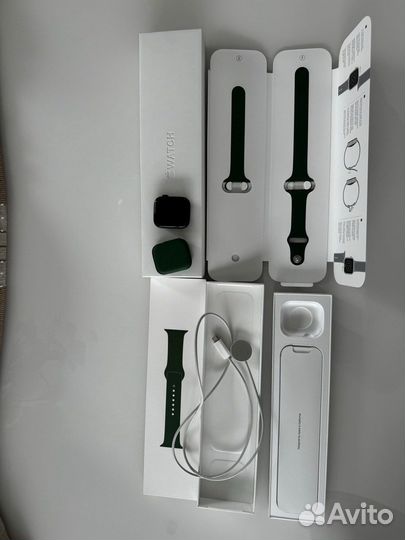 Apple watch series 7 45 мм green