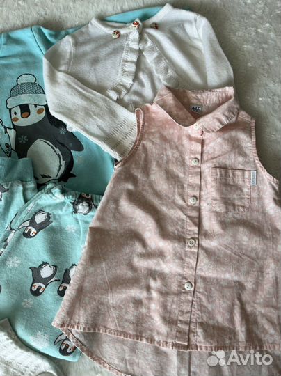 Вещи пакетом на девочку 110-116 размер