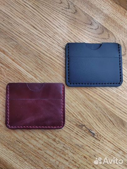Кожаный картхолдер
