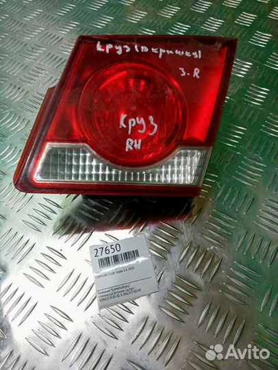 Фонарь задний правый Chevrolet Cruze седан 1.6