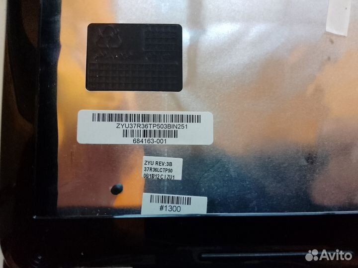 Крышка и рамка матрицы HP pavilion G6