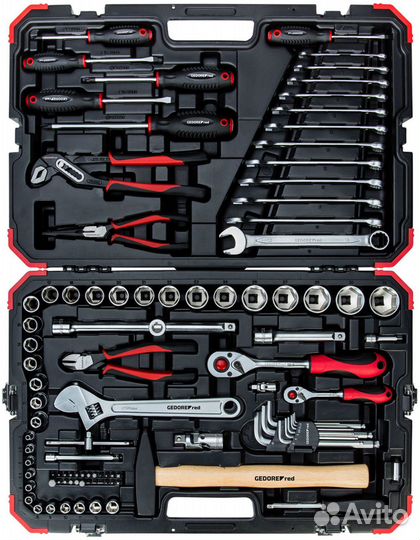 Набор инструментов Gedore 1/4 - 1/2, 100 предметов
