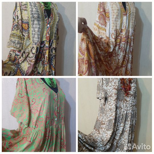 Платье хлопок новое 52-58 размер